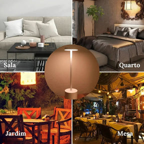 Luminária de Mesa sem Fio – Iluminação Portátil e Moderna | Morada Serena - Morada Serena