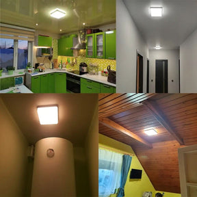 Luminária De Teto Plafon Quadrado LED Bivolt - Morada Serena
