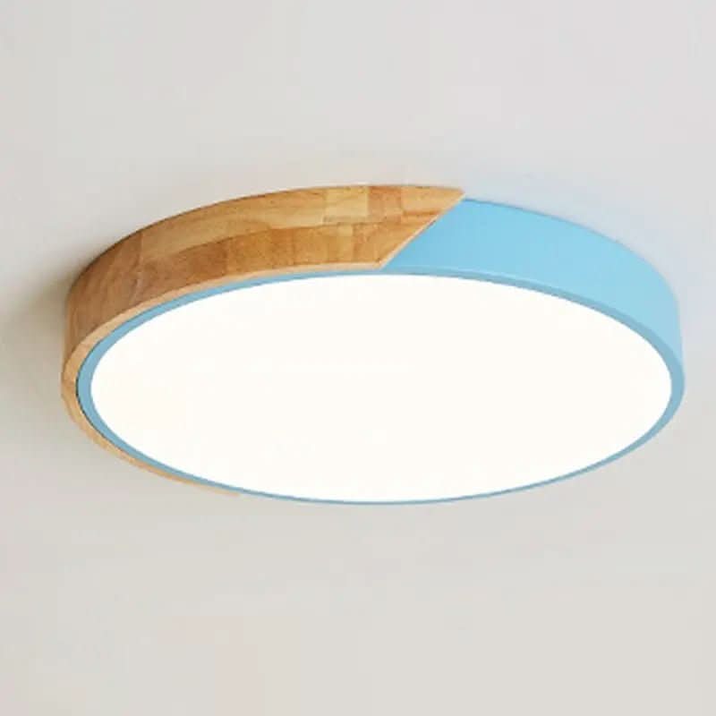 Luminária de Teto Plafon Redondo LED Estilo Nórdico - Morada Serena