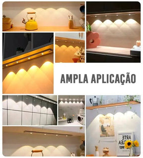 Luminária LED Armário com Sensor de Movimento Sem Fio - Morada Serena