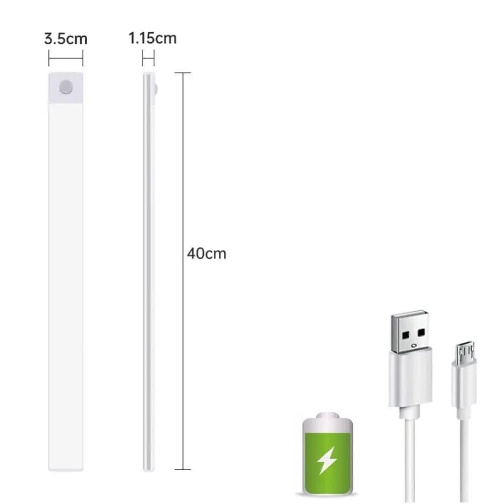 Luminária LED Armário com Sensor de Movimento Sem Fio - Morada Serena