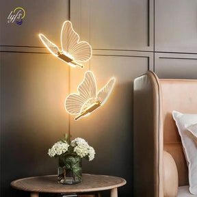 Luminária Pendente Borboleta Crystal Light - Morada Serena