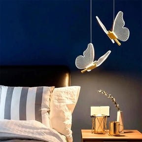 Luminária Pendente Borboleta Crystal Light - Morada Serena