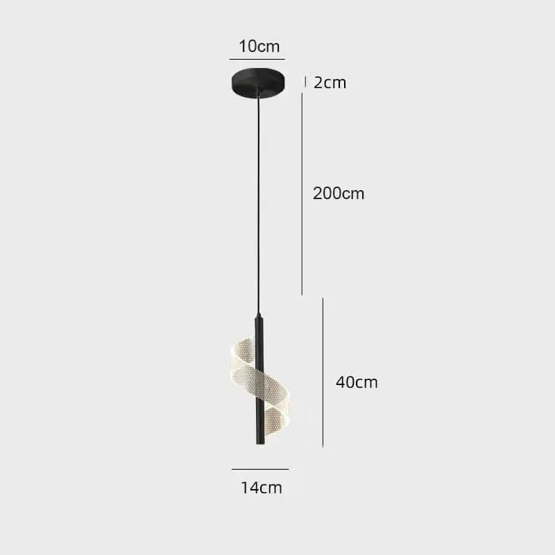 Luminária Pendente iluminação interior Led Nórdico - Design Moderno e Eficiente - Morada Serena