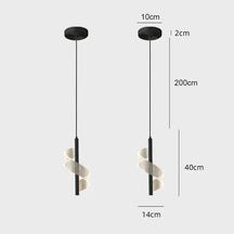 Luminária Pendente iluminação interior Led Nórdico - Design Moderno e Eficiente - Morada Serena