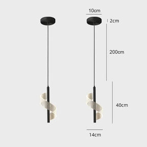 Luminária Pendente iluminação interior Led Nórdico - Design Moderno e Eficiente - Morada Serena