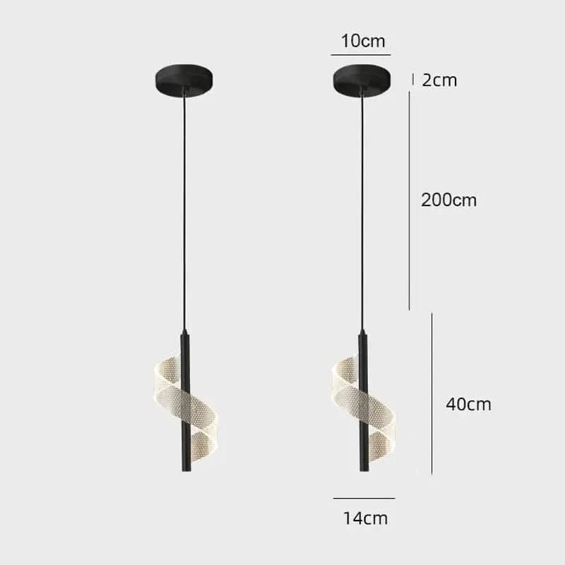 Luminária Pendente iluminação interior Led Nórdico - Design Moderno e Eficiente - Morada Serena