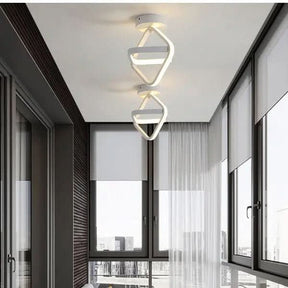 Lustre Para Sala Moderno em LED – Iluminação Sofisticada e Contemporânea - Morada Serena