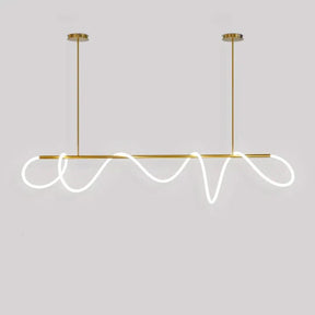 Lustre Pendente Led Moderno Para Sala | Iluminação Elegante e Funcional - Morada Serena