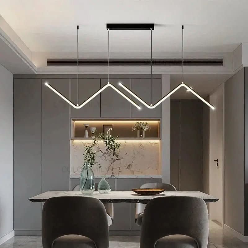 Lustre Pendente Moderno - Minimalista Premium - Morada Serena