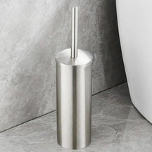 Porta Escova De Banheiro Aço Inoxidável Escovado – Elegância e Durabilidade - Morada Serena