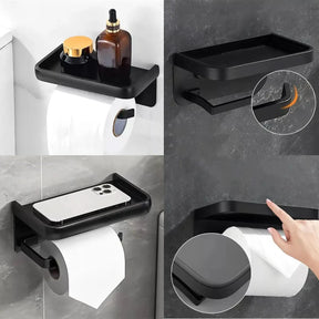 Porta Papel Higiênico Moderno Genova - Design Elegante para Banheiros - Morada Serena