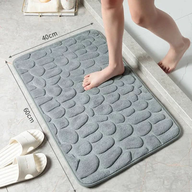 Tapete Para Banheiro Antiderrapante Absorvente e Macio 60x40cm – Segurança e Conforto - Morada Serena