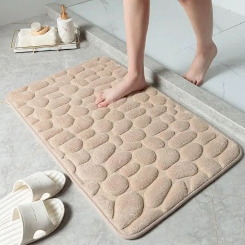 Tapete Para Banheiro Antiderrapante Absorvente e Macio 60x40cm – Segurança e Conforto - Morada Serena