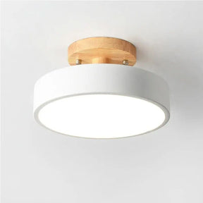 Luminária Led Estilo Nórdico Redondo Plafon de Teto - Ilumine Sua Casa com Design Sofisticado - Morada Serena
