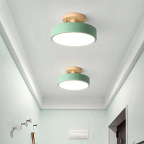Luminária Led Estilo Nórdico Redondo Plafon de Teto - Ilumine Sua Casa com Design Sofisticado - Morada Serena