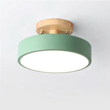 Luminária Led Estilo Nórdico Redondo Plafon de Teto - Ilumine Sua Casa com Design Sofisticado - Morada Serena