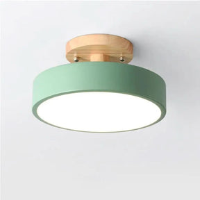 Luminária Led Estilo Nórdico Redondo Plafon de Teto - Ilumine Sua Casa com Design Sofisticado - Morada Serena
