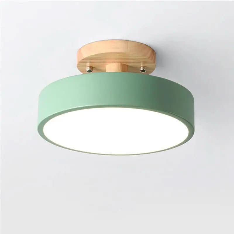 Luminária Led Estilo Nórdico Redondo Plafon de Teto - Ilumine Sua Casa com Design Sofisticado - Morada Serena