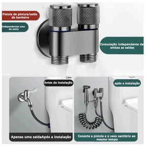 Ducha Higiênica para Banheiro - Praticidade e Conforto para Seu Banheiro - Morada Serena