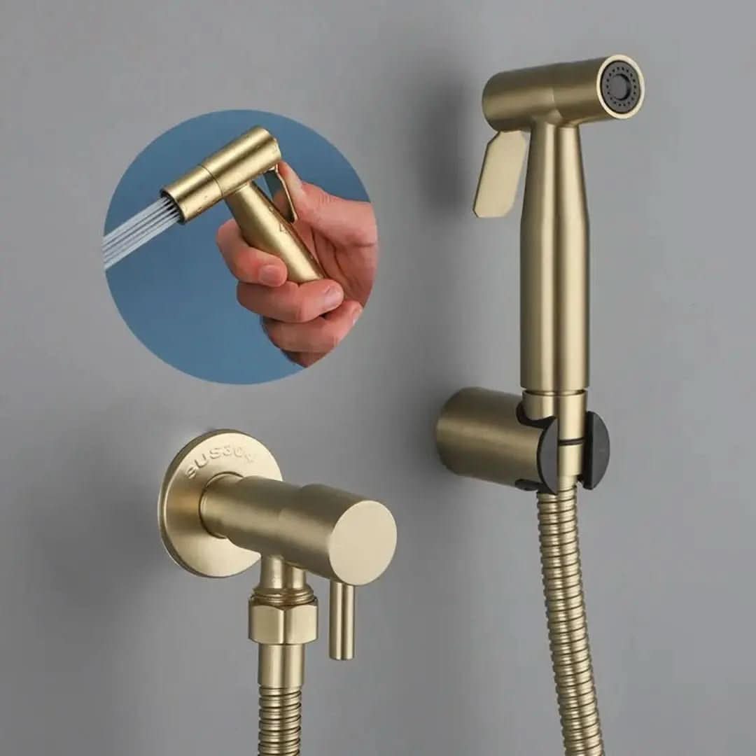 Ducha Higiênica para Banheiro Luxury Dourada - Elegância e Conforto para Seu Banheiro - Morada Serena