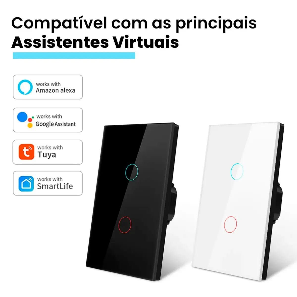 Interruptor Touch Inteligente Wifi - Morada Serena