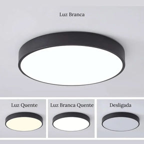 Plafon Sobrepor Led Nórdico Royale - Morada Serena