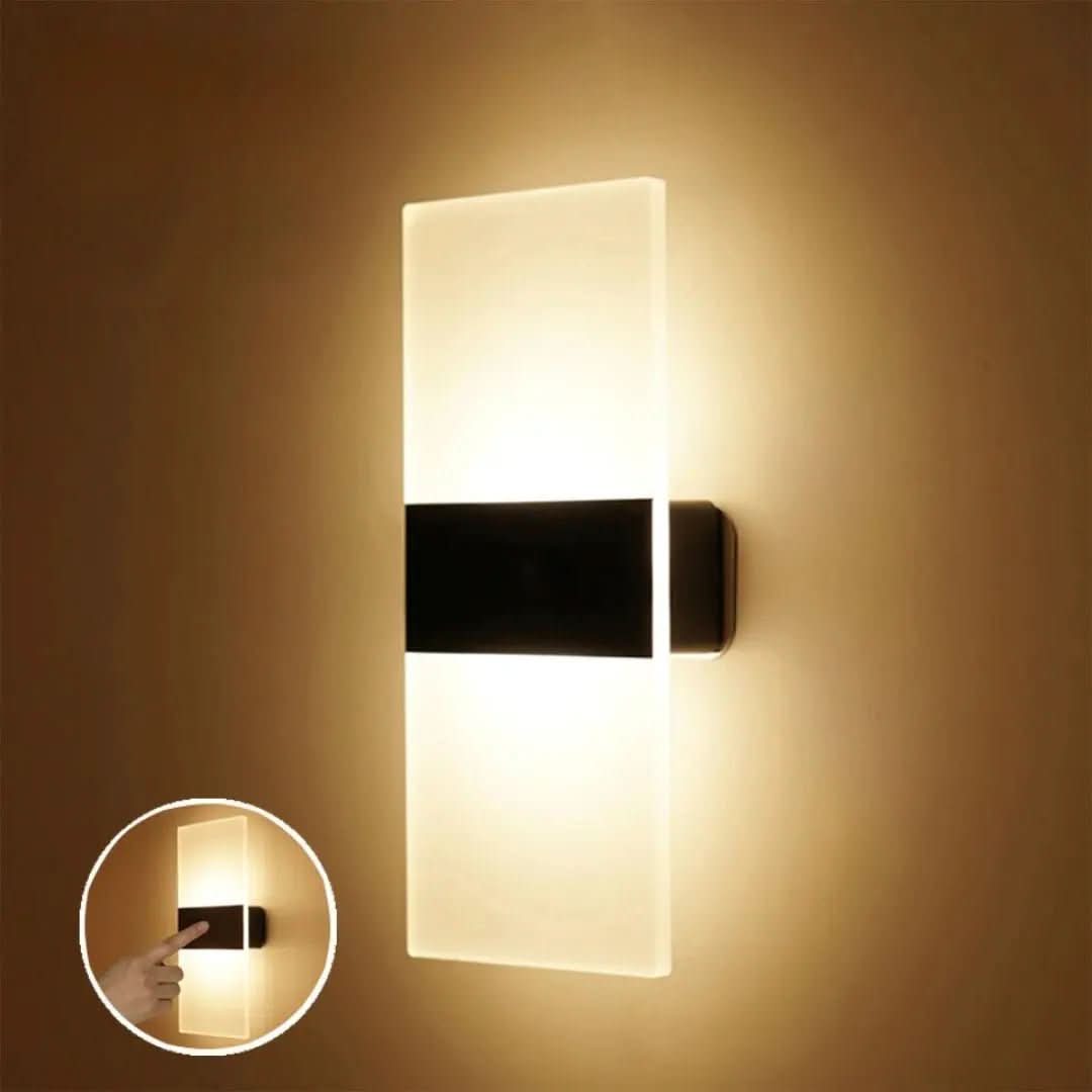Arandela De Parede Transparente Com Sensor De Movimento – Segurança e Modernidade - Morada Serena