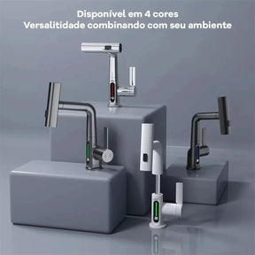 Torneira Gourmet Digital Com Sensor De Temperatura - Morada Serena