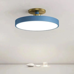 Plafon De Led Redondo Sobrepor Modelo Nórdico – Iluminação Moderna e Eficiente - Morada Serena