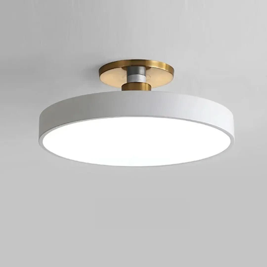 Plafon De Led Redondo Sobrepor Modelo Nórdico – Iluminação Moderna e Eficiente - Morada Serena