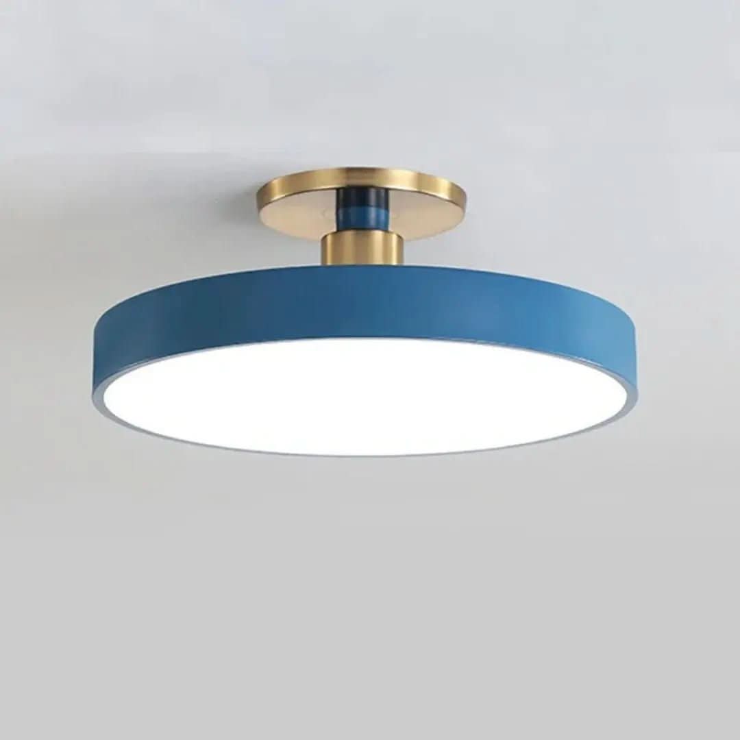 Plafon De Led Redondo Sobrepor Modelo Nórdico – Iluminação Moderna e Eficiente - Morada Serena