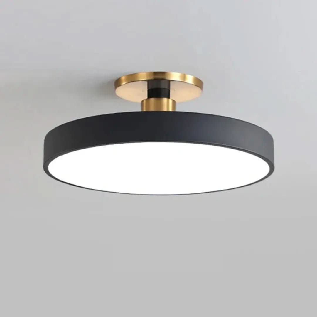 Plafon De Led Redondo Sobrepor Modelo Nórdico – Iluminação Moderna e Eficiente - Morada Serena