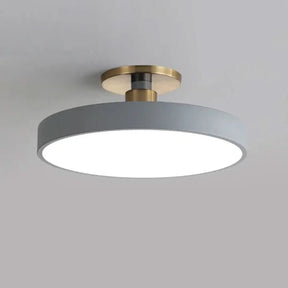 Plafon De Led Redondo Sobrepor Modelo Nórdico – Iluminação Moderna e Eficiente - Morada Serena
