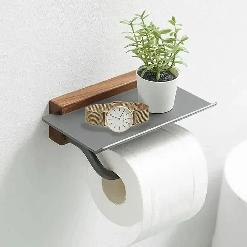 Suporte para Papel Higiênico Modelo Genova - Praticidade e Estilo para Seu Banheiro - Morada Serena