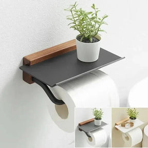 Suporte para Papel Higiênico Modelo Genova - Praticidade e Estilo para Seu Banheiro - Morada Serena
