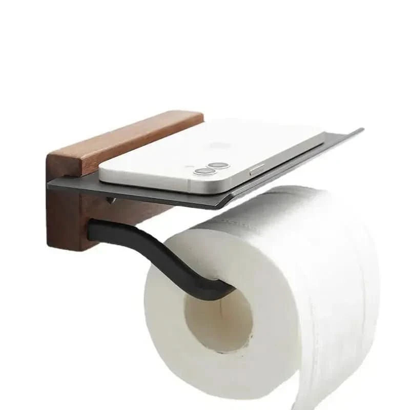 Suporte para Papel Higiênico Modelo Genova - Praticidade e Estilo para Seu Banheiro - Morada Serena