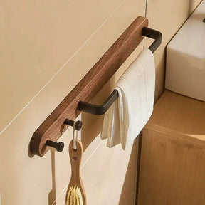 Porta Toalha para Banheiro Estilo Rústico - Elegância e Funcionalidade para Seu Banheiro - Morada Serena