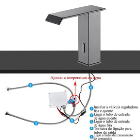 Torneira Elétrica Para Banheiro Com Sensor Touch Modelo Arion - Morada Serena