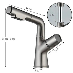 Torneira Gourmet Monocomando Para Banheiro Extensível Angel - Morada Serena