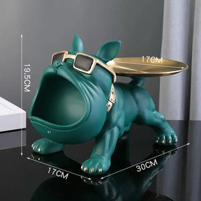 Bulldog Francês Decoração Boca Grande Edição Limitada - Morada Serena