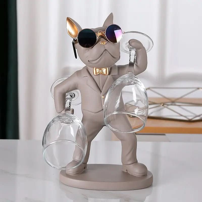 BullDog Mordomo Suporte de Taças - Morada Serena