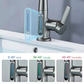 Torneira Para Banheiro Monocomando Digital Cascata - Morada Serena