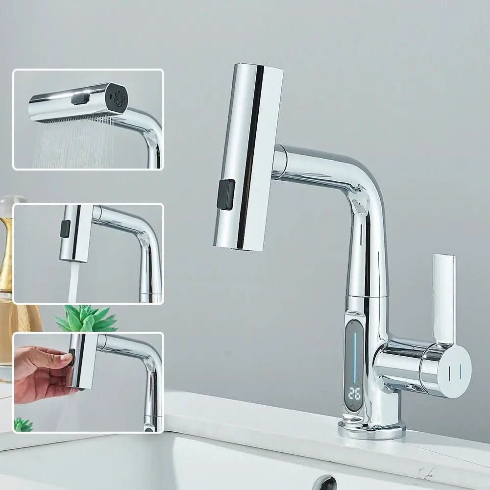 Torneira Para Banheiro Monocomando Digital Cascata - Morada Serena