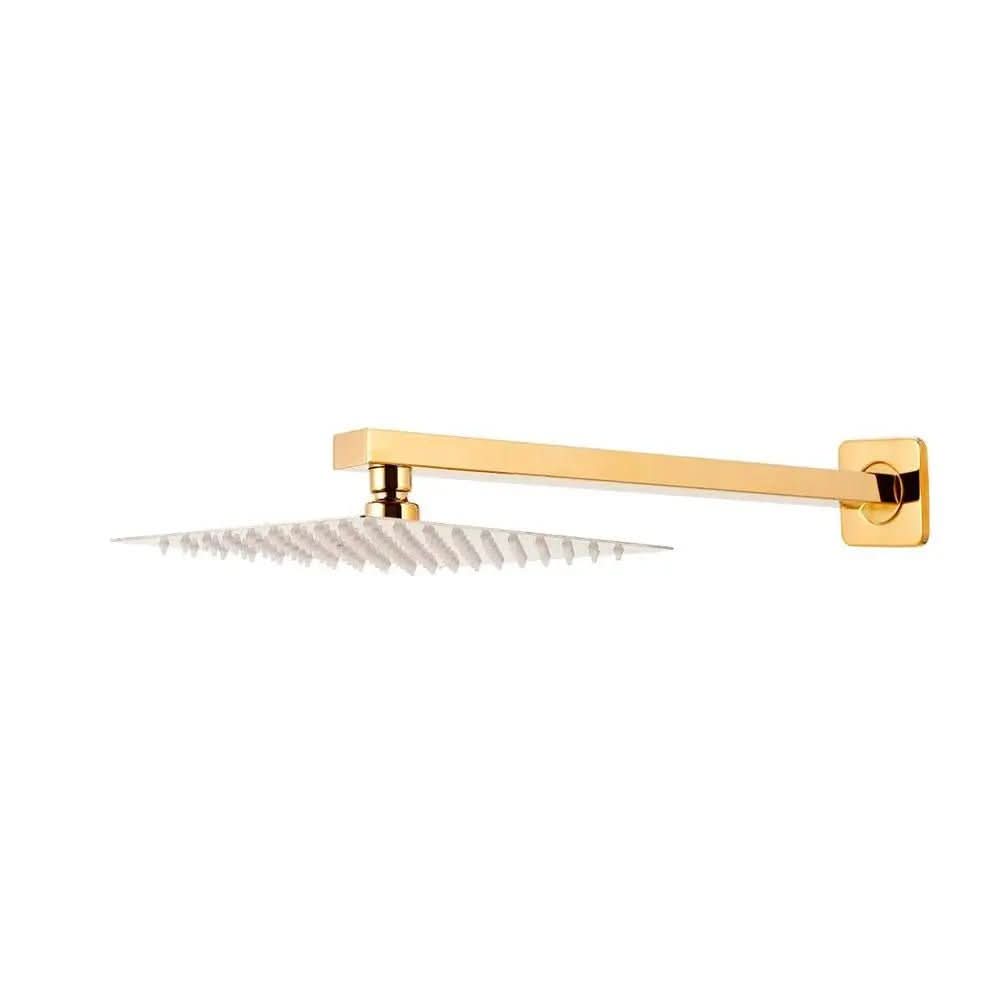 Chuveiro Para Banheiro Dourado Inox - Morada Serena