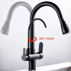 Torneira Touch Monocomando Para Cozinha Gourmet Com Filtro - Morada Serena