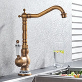 Torneira para Banheiro Monocomando Modelo Antique Luxe - Estilo Clássico e Sofisticação - Morada Serena