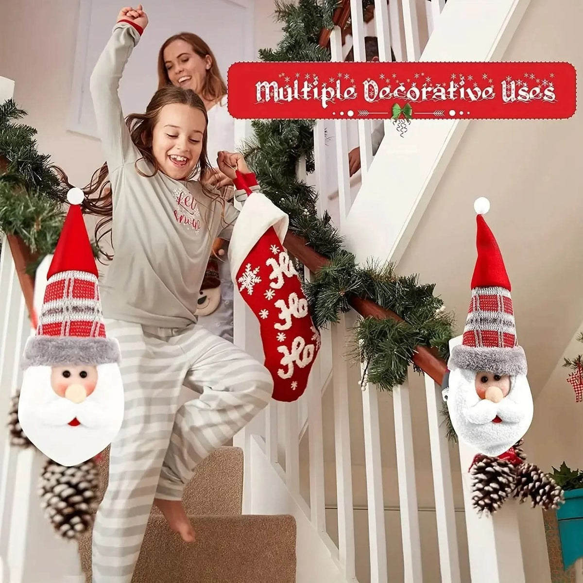 Decoração De Natal Fivela De Cortina Enfeite Natalino - Morada Serena