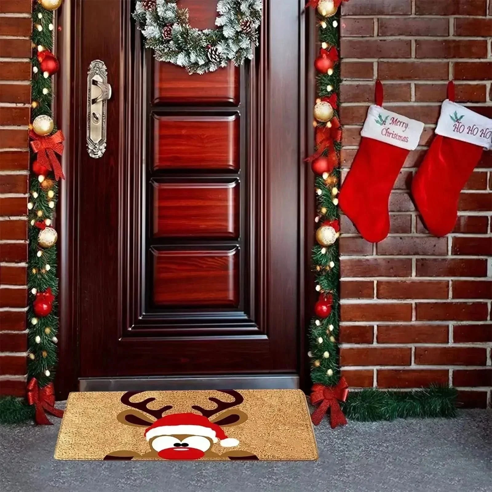 Decoração De Natal Tapetes Natalinos 40x60cm - Morada Serena