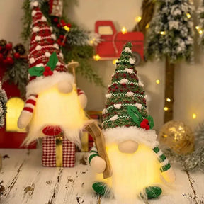 Decoração De Natal Elfos Luminosos Enfeites Natalinos - Morada Serena